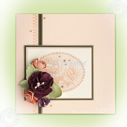 Image sur Foam flowers & lace clearstamps