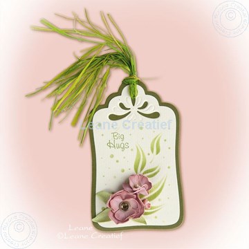 Image de Label with foam flowers