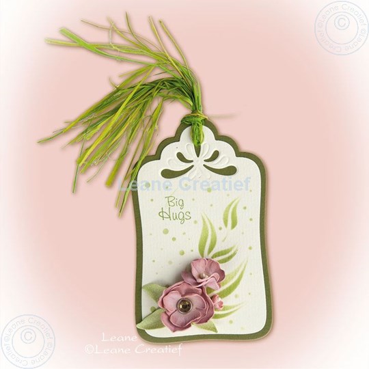 Image sur Label with foam flowers