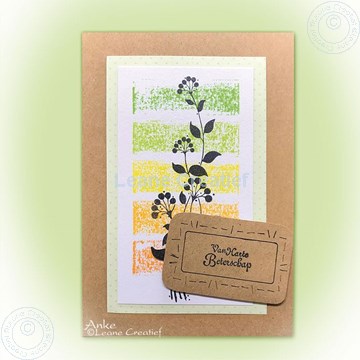 Afbeeldingen van Flower swirls stamp