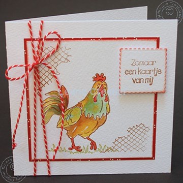Image de Stamp Rooster & hen
