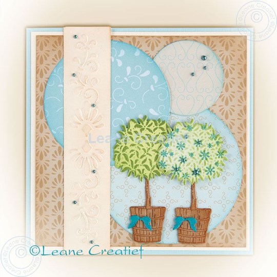Picture of Pot plant LeCrea'3D die & Clear stamp