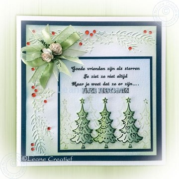 Afbeeldingen van Clear stamp & Lea'bilitie small trees