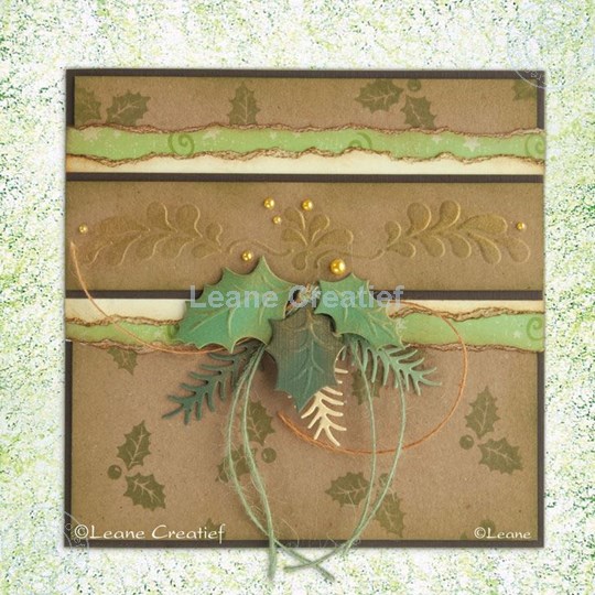 Image sur Embossing folder border autumn