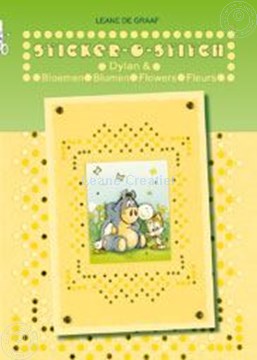 Bild von Sticker-O-Stitch® mit Dylan® & Blumen