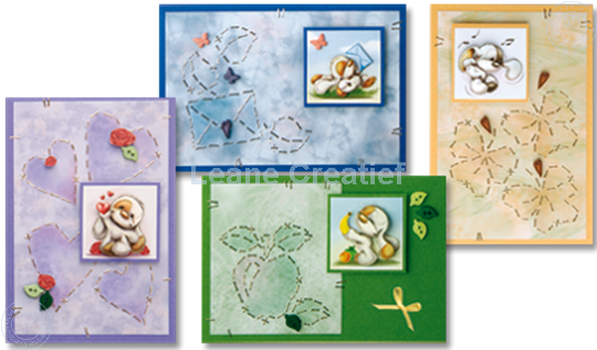 Image sur Mylo & Friends® StickerStitch® Cartes