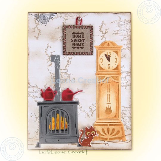 Afbeelding van Stove & clock