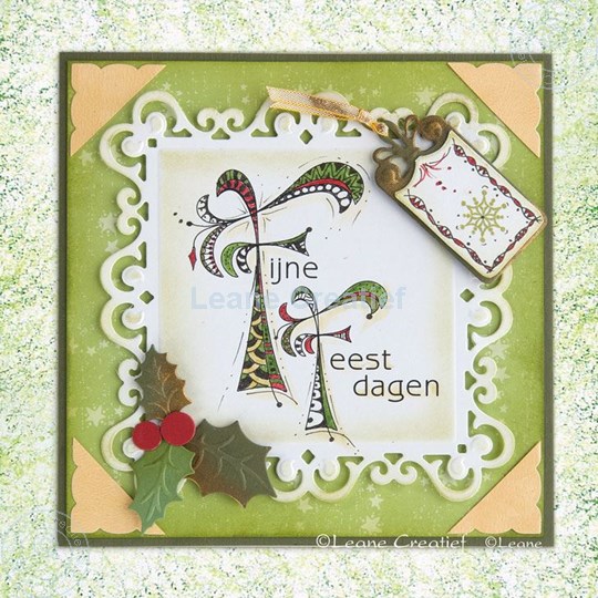 Picture of Doodle Stamp Fijne Feestdagen