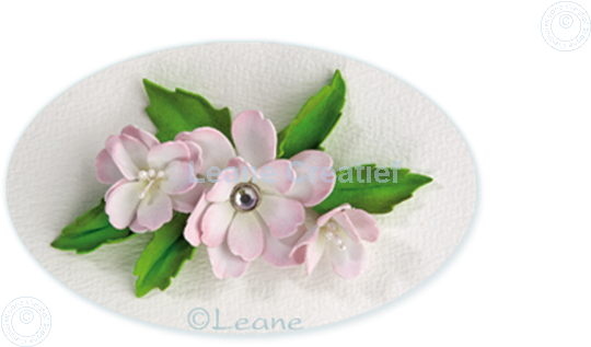 Image sur Flower foam A4 sheet white