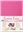 Bild von Flower foam A4 sheet bright pink