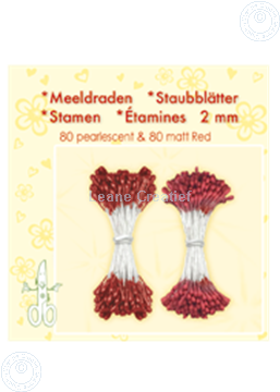 Afbeeldingen van Meeldraden ± 80 matt & 80 red