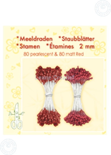 Bild von Staubblätter ± 80 matt & 80 red