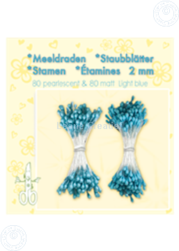 Afbeeldingen van Meeldraden ± 80 matt & 80 light blue