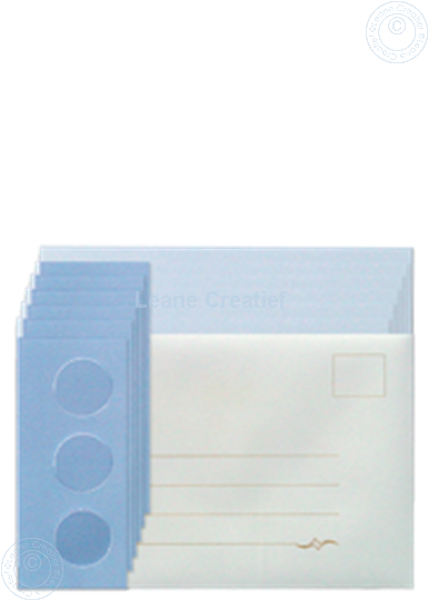 Picture of Card set Tri-O cards blue/dark blue