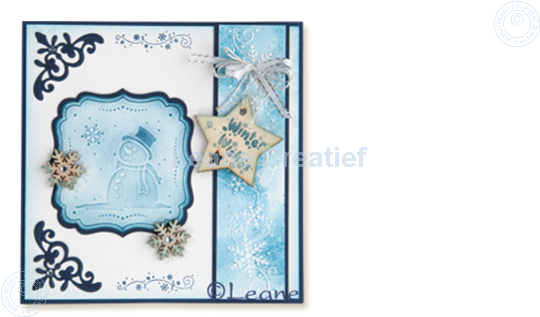 Bild von Border Snowflakes