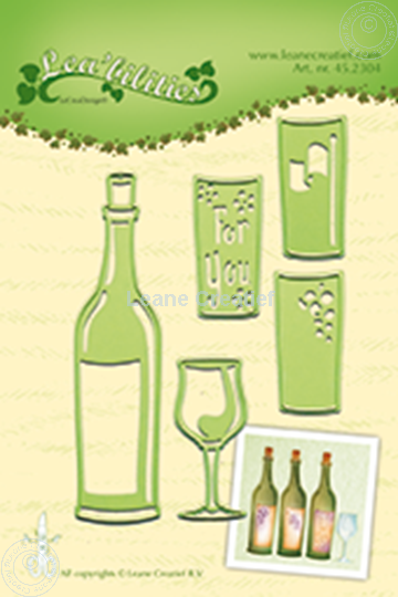 Bild von Wine bottle & glass