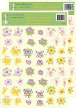 Picture of LeCreaDesign® Flower decoupage papers