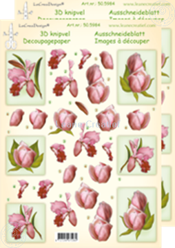 Image de LeCreaDesign® Images 3D à découper des fleurs