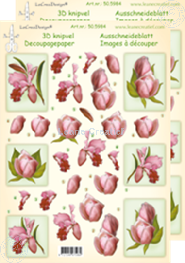 Picture of LeCreaDesign® Flower decoupage papers