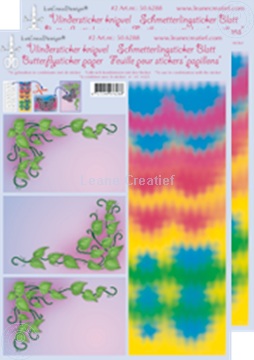 Image de LeCreaDesign® Feuilles pour sticker "papillons"