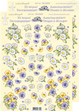 Afbeeldingen van LeCreaDesign® Bloemen klein knipvellen