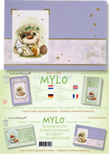 Afbeelding van Mylo & Friends® communie 3D kaarten pakket
