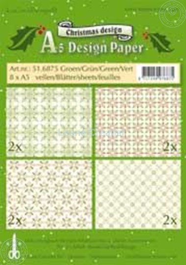 Picture of Design sheets Christmas A5 green