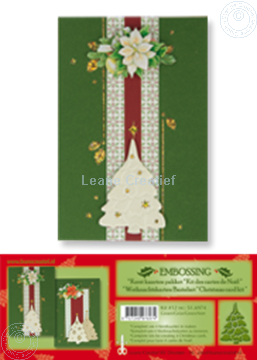 Image de Kit des cartes de Noël embossing vert