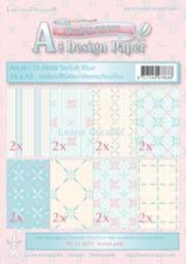 Picture of Design sheets Stylish blue A5