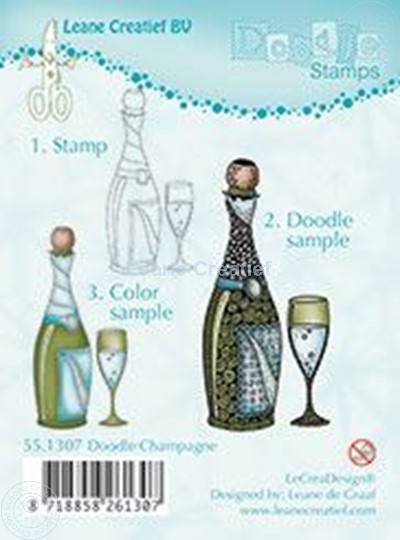 Bild von Doodle Champagne