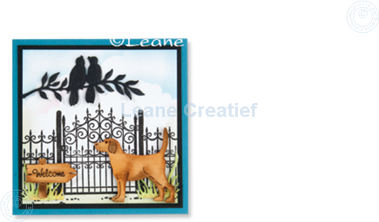 Bild von Combi stamp Garden gate