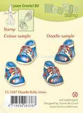 Bild von Doodle stamp Baby shoes