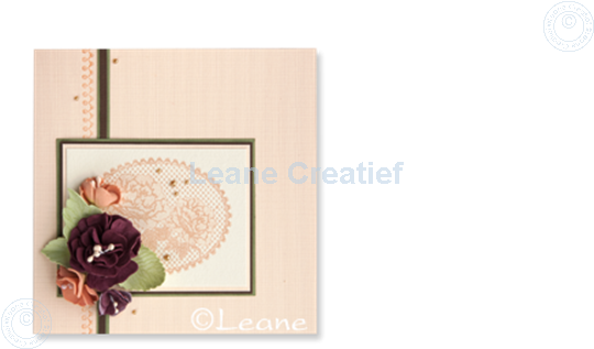 Afbeelding van Combi stamp Lace oval roses