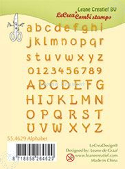 Afbeelding van Clear stamp Alphabet