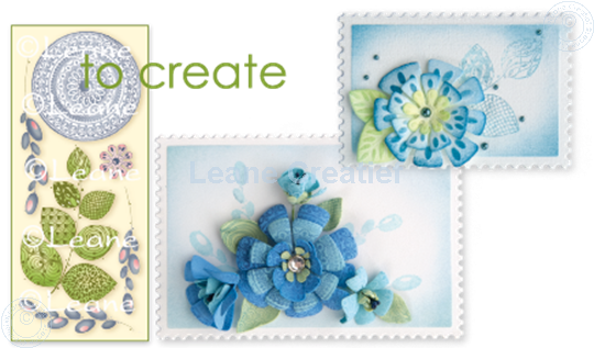 Afbeelding van Clear stamp 3D flower Fantasy