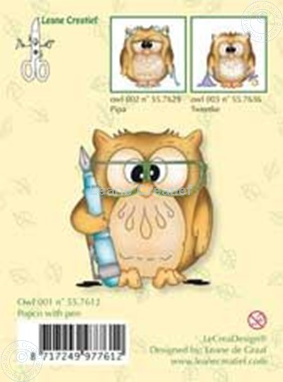 Bild von Clearstamp Owlie´s Owl001 Popco