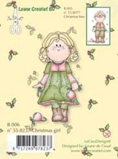 Afbeelding van Clearstamp Bambinie´s B006 Christmas girl