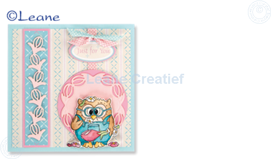 Picture of Clearstamp Owlie´s Owl010 Popco with flower