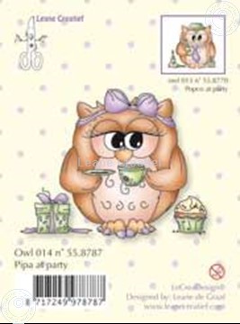 Image de Clearstamp Owlie's Pipa at party