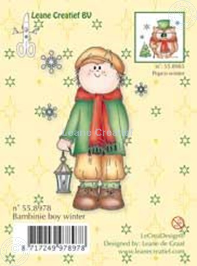 Image sur Clearstamp Bambinie's boy winter