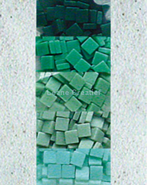 Bild von LeCreaDesign® Mosaik Steine II meergrün