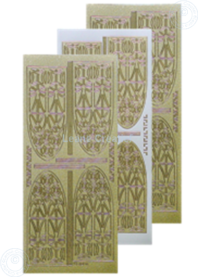 Picture of LeCreaDesign® church window sticker pearl gold