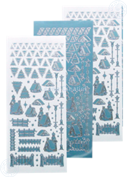 Afbeeldingen van Winter scenery sticker #40 mirror ice