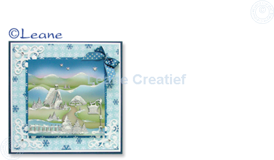 Afbeelding van Winter scenery sticker #41 silver