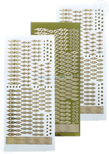 Picture of Star Sticker Christmas mirror gold