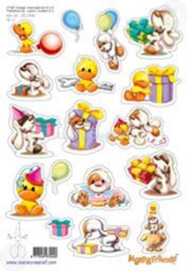 Picture of LeCreaDesign® Mylo & Friends® stickers A5 #2