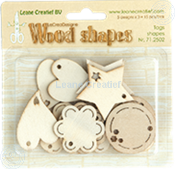 Bild von Woodshapes Tag shapes