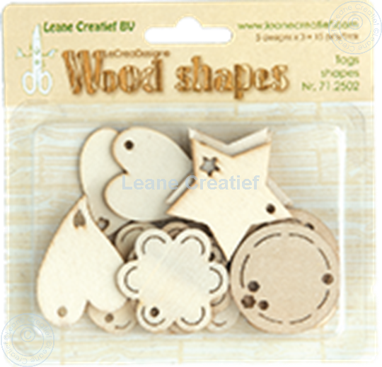 Afbeelding van Woodshapes Tag shapes