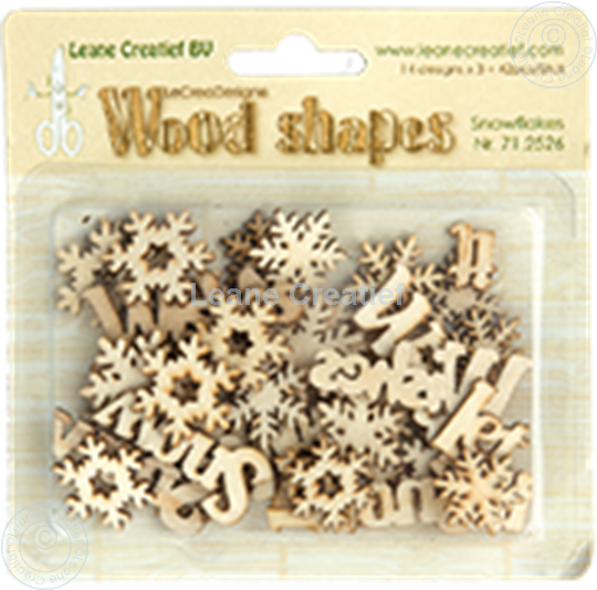 Bild von Woodshapes Snowflakes