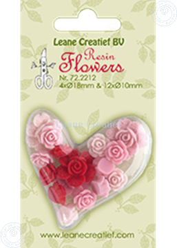 Image de Resin flowers roses pink